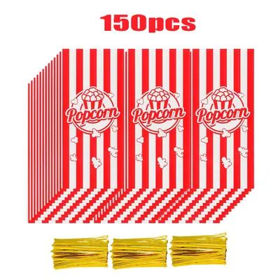 150 كيسًا بلاستيكيًا للفشار