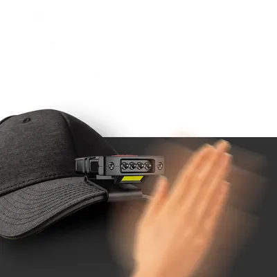 Head-mounted LED sensor light