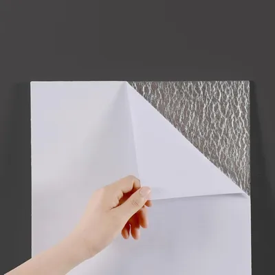 12Pcs PVC Marble Tiles Wall Sticker Self-Adhesive Stick Kitchen Bathroom Decor