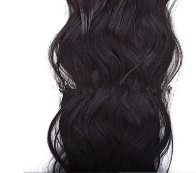Red Bow Ponytail Wig Women''s Long Hair Ribbon Wig Ponytail