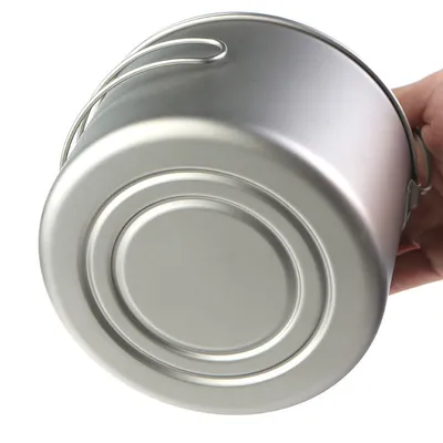 Folding Thickened Two-handle Camping Pot