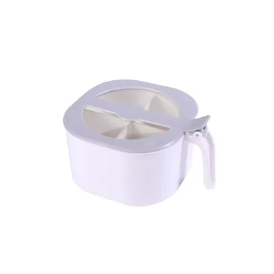 Household Multi-compartment Seasoning Box With Lid Four-compartment Seasoning Box