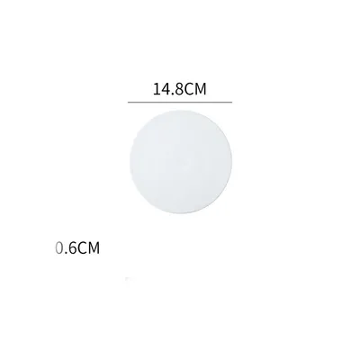 Home Simple Matte Round Sushi Plate