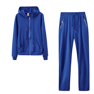 Women's Sports Solid Color Personalized Two-piece Zipper Pocket