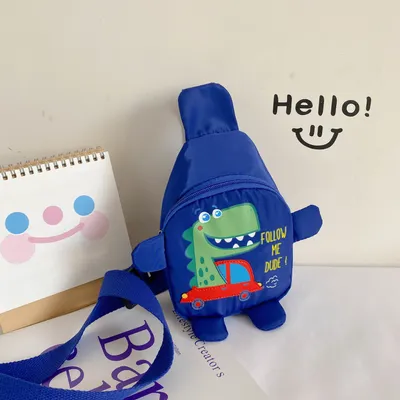 Cute cartoon dinosaur messenger bag