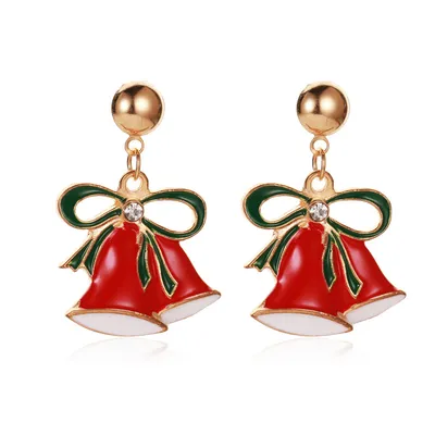 Christmas Snowflake Pumpkin Rainbow Earrings Women