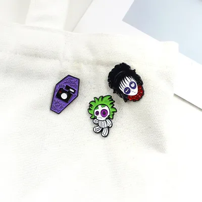 Cartoon doll combination brooch