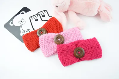 Baby wool headband hand-woven hair accessories