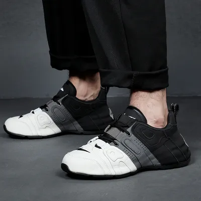 Colorblock Fashion Men's Casual Shoes With Bag Sole