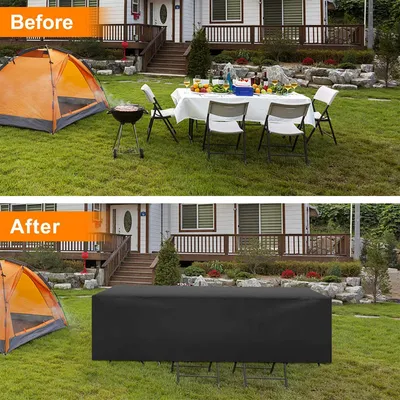 Tablet Furniture Protection Cover Heavy Duty Paio Yard Waterproof Windproof UV