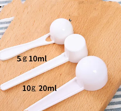 Pet Milk Powder Plastic Spoon Round Bottom