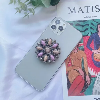 Cell Phone Air Cushion Holder Stone Folding