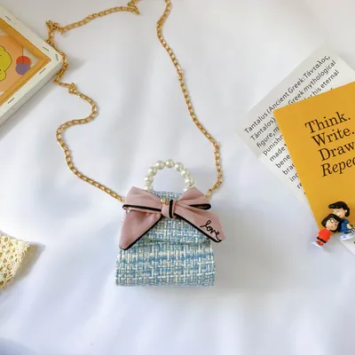 Pearl handbag children bag