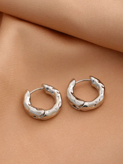 Smooth Geometric Hollow Earrings For Women