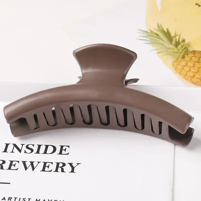 New Claw Clip For Women Tough Colorful Plastic Hair Claws Large Size Hair Clamps Hair Accessories