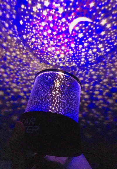 LED Night Light Projector Lamp Colorful Star Light (Random Color)
