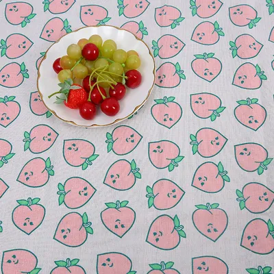 Fruit Series Cotton And Linen Fabric