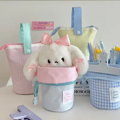 Foldable Standing Pencil Pen Case With Compartments Large Capacity Pencil Pouch Bag School