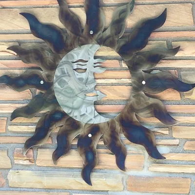 Metal Sun Iron Craft Indoor And Outdoor Decoration