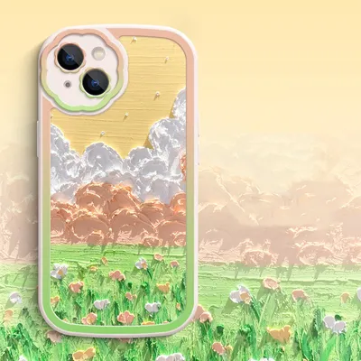 Oil Painting Flower Mobile Phone Protective Case