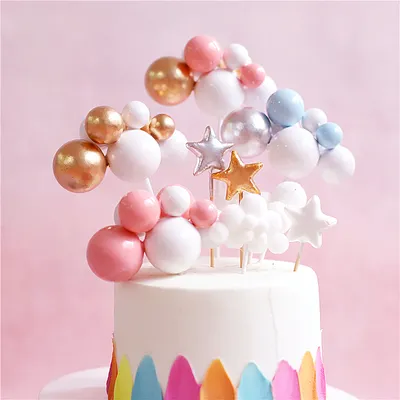Original large round ball cloud cake insert