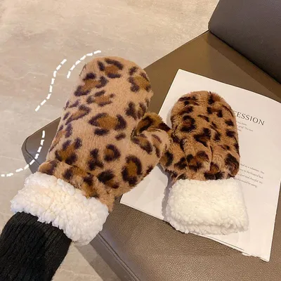 Alpaca Fleecefiber Thermal Gloves Women's Fleece-lined Halter Gloves
