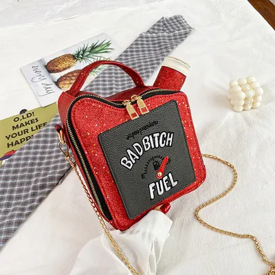 Chain crossbody bag