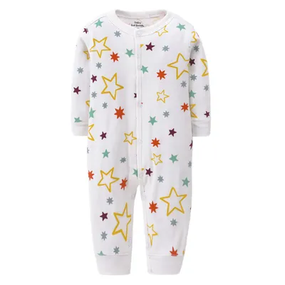 Pure cotton flat foot one-piece baby romper