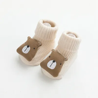 Baby Socks Dispensing Glue Non-Slip Loose Baby Socks Children Floor Socks