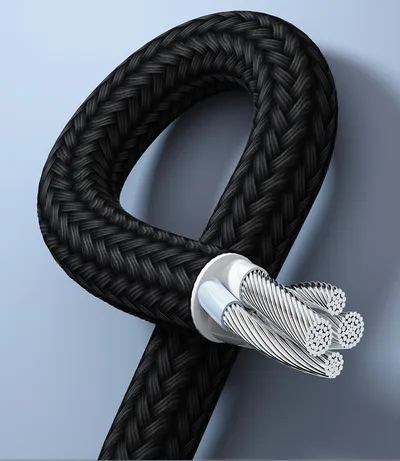 Two In One Data Cable One In Two Charging Cable Fast Charging 5A Cable