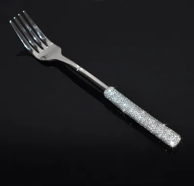 Home Fashion Simple Diamond Encrusted Western Dinnerware Set