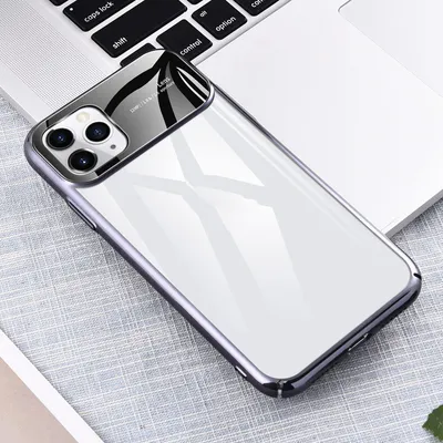 Mobile Phone Case Creative Electroplating Pc Glass Mobile Phone Case Suitable For 11 Pro Case