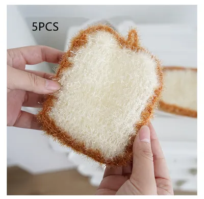 Handmade Non-woven Toast Dishwashing Towel