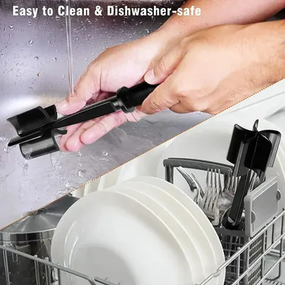 5 Blade Heat Resistant Nylon Meat Chopper Non Scratch Potato Masher Tool Safe For All Cookware Kitchen Utensil For Ground Beef Hamburger Smasher Cooking Tools