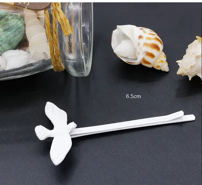 Metal branch women's hair clip
