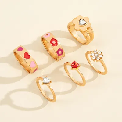 New European And American Personalized Fashion Ring Set