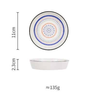 Creative New Bone China Disc Tableware