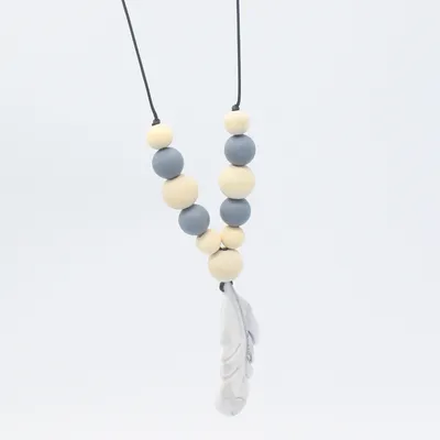 Baby Soothing Teether Protects Safety Baby Teether Necklace