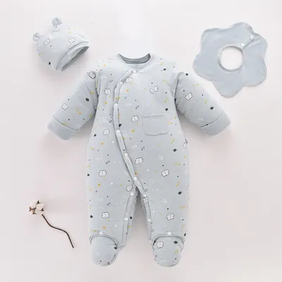 Baby thick cotton romper