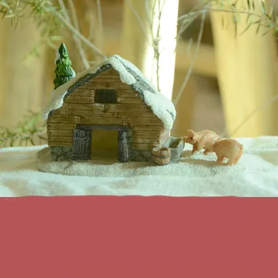 Creative Mini Small House Ornaments Micro Landscape Home Decorations