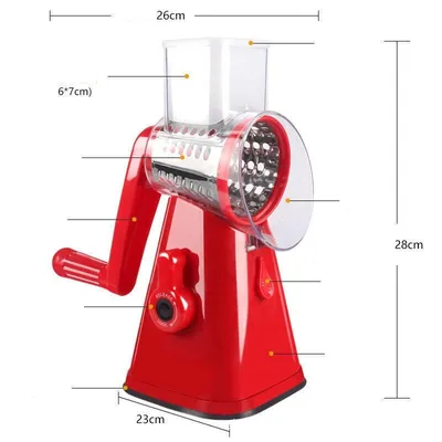 Multi-functional Vegetable Cutter Hand Drum Vegetable Cutter Slice