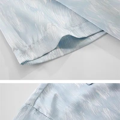 Men's Floral Full Print Short Sleeve Shirt