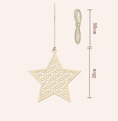 DIY Craft Party Supplies Wooden Pendant