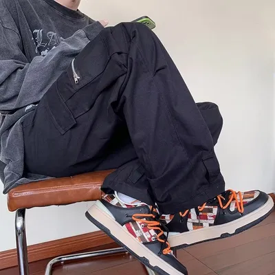 Men's Multi Pocket Straight Casual Trousers