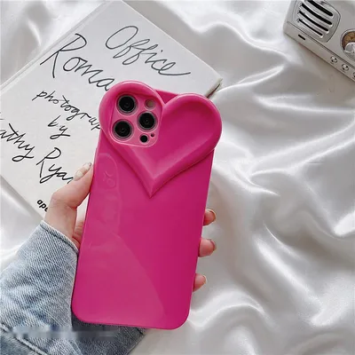 غلاف هاتف سوار الحب من نوع Rose Red