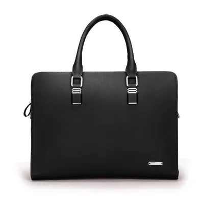 Leather business men's handbag