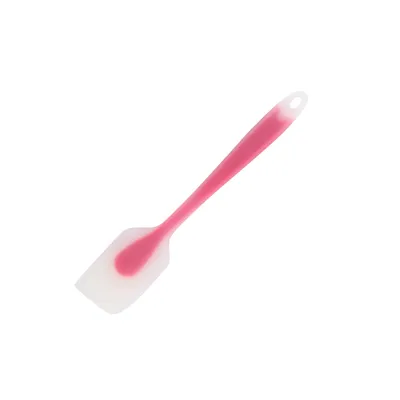 Small Translucent One-piece All-inclusive Silicone Scraper Cream Cake Scraper Kitchen Baking Tools DIY