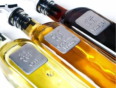 Large Oil Bottle Leak-proof Glass Oil For Household Kitchen