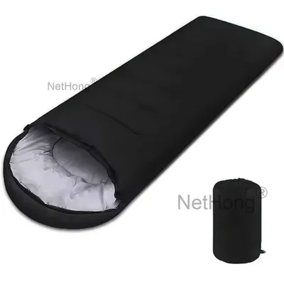 3-4 SEASON SINGLE SLEEPING BAGS CAMPING RECTANGULAR ENVELOPE ZIP UP KIDS