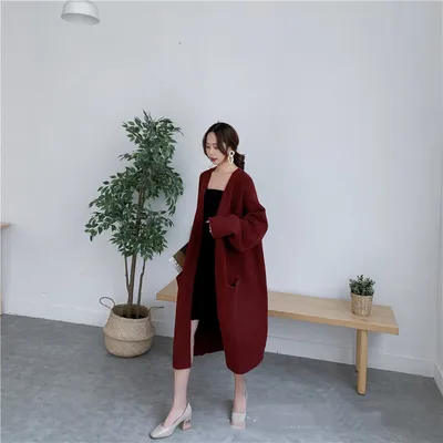Women Cardigan Jacket Korean Style Loose